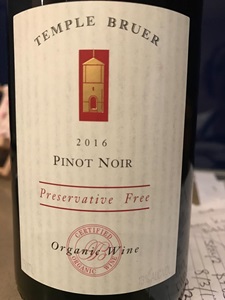 Temple Bruer Pinot Noir 2016